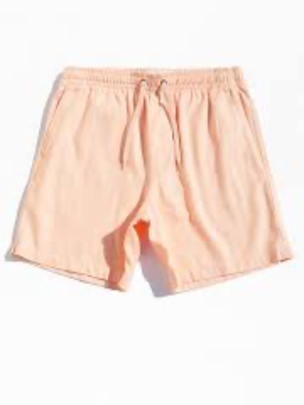 PacSun Peach Light Pink Cotton Drawstring Casual Shorts Volley | L